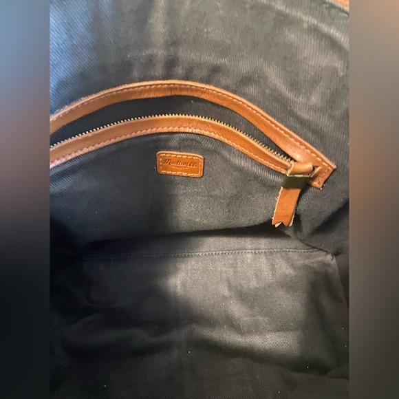 MADEWELL Glasgow English Saddle Leather Satchel Top Handle Shoulder Bag B6386 - Picture 10 of 16